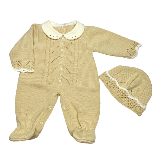 Camel Knitted Set