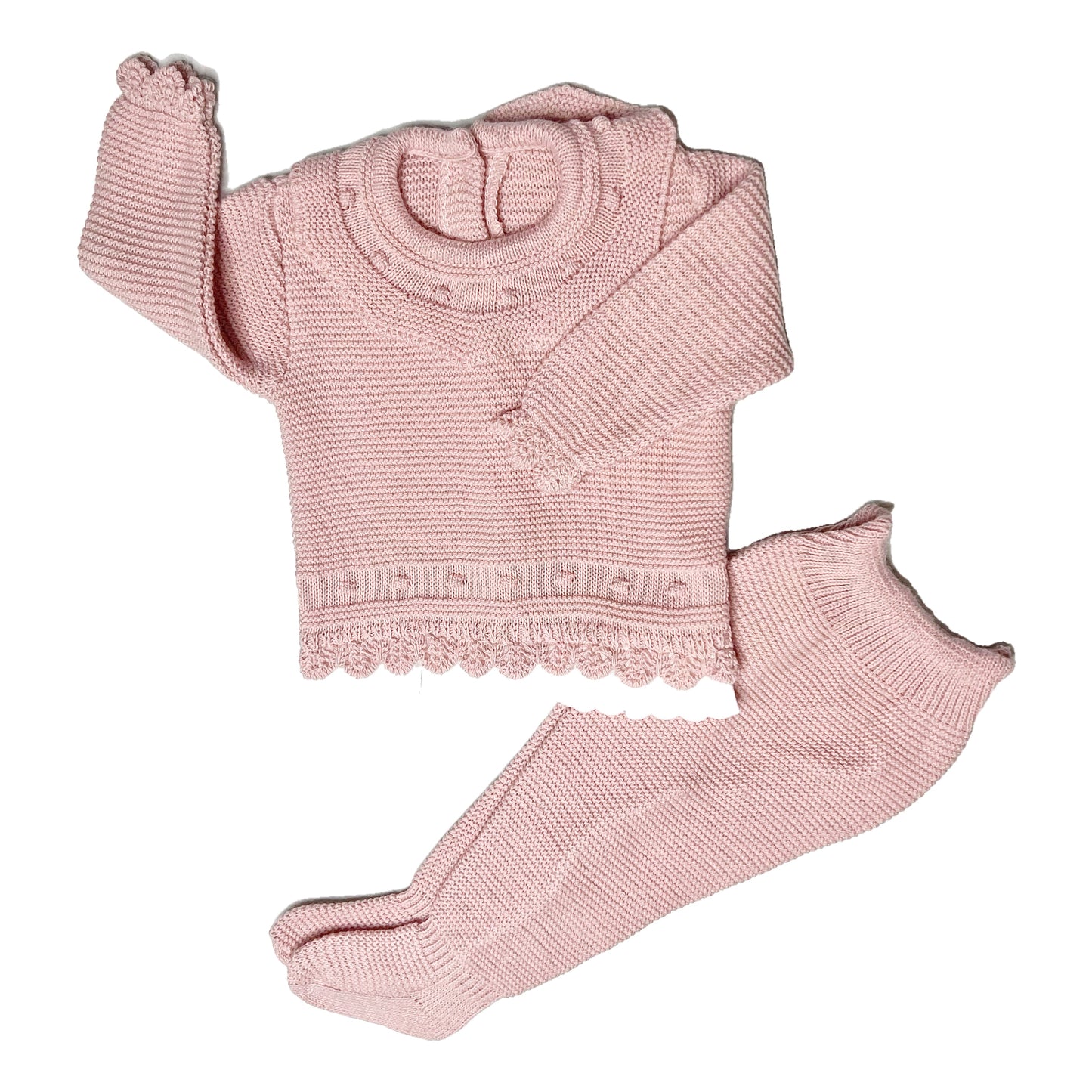 Old Pink Knitted Set